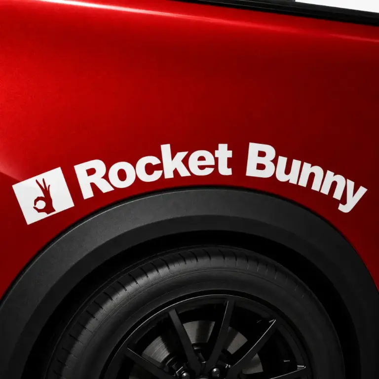 Rocket Bunny Curved Fender Decal