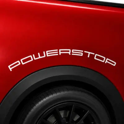 Power Stop Curved Fender Decal