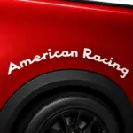 American Racing Curved Fender Decal
