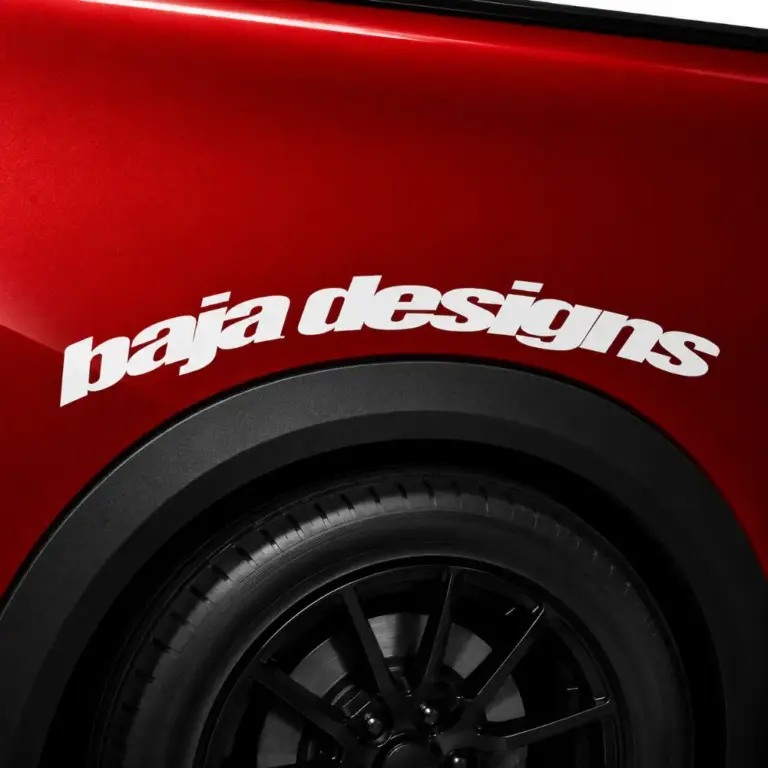 Baja Designs Curved Fender Decal