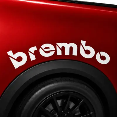 Brembo Curved Fender Decal