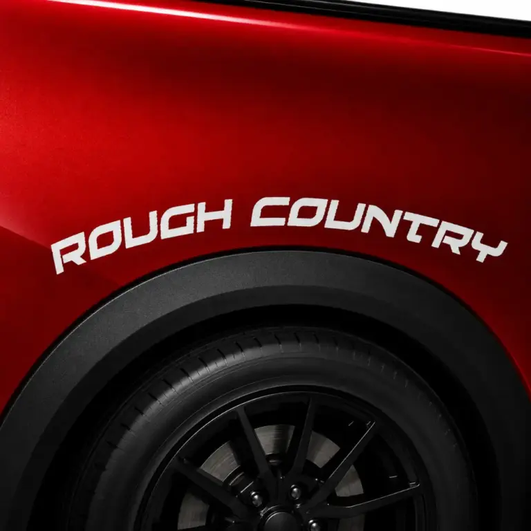Rough Country Curved Fender Decal