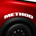 Method Race Wheels Curved Fender Decal