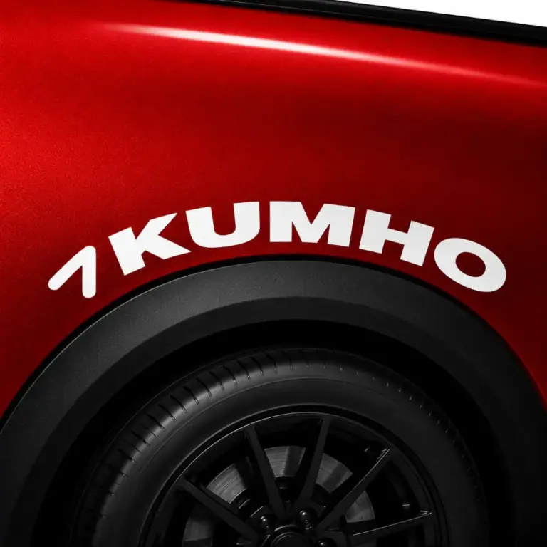 Kumho Tires Curved Fender Decal