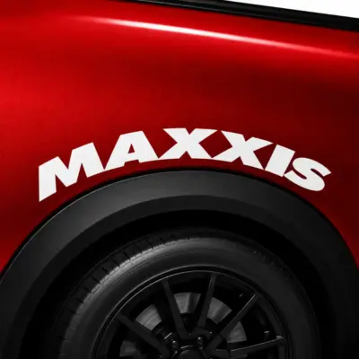 Maxxis Tires Curved Fender Decal