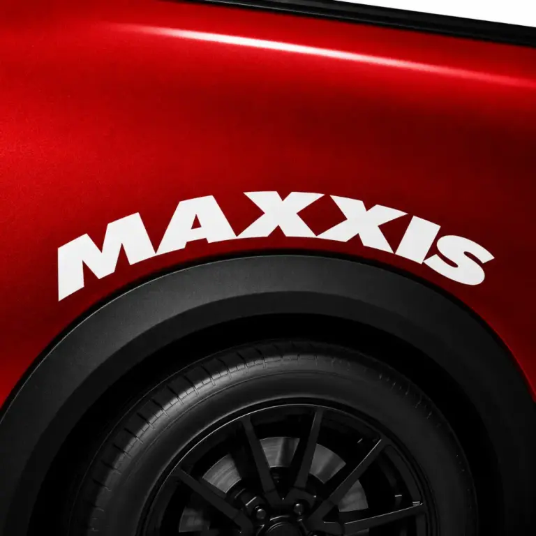 Maxxis Tires Curved Fender Decal