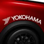 Yokohama Curved Fender Decal