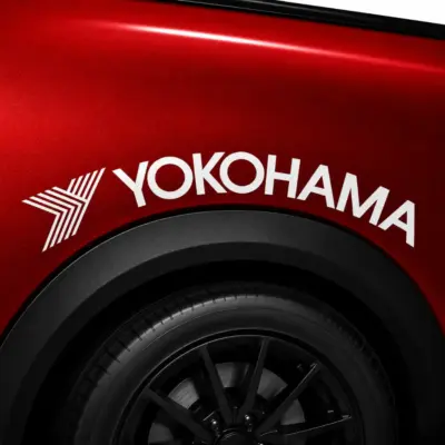 Yokohama Curved Fender Decal