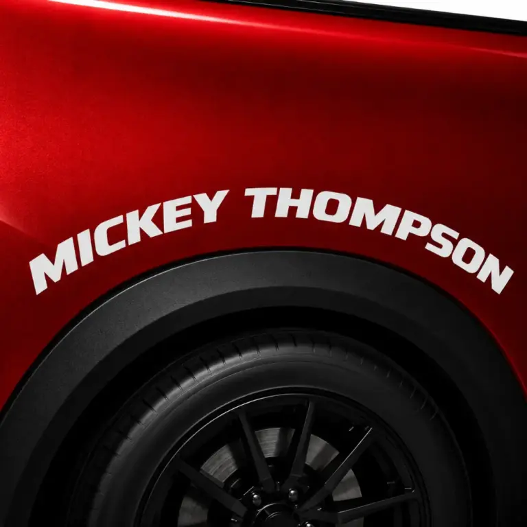 Mickey Thompson Curved Fender Decal