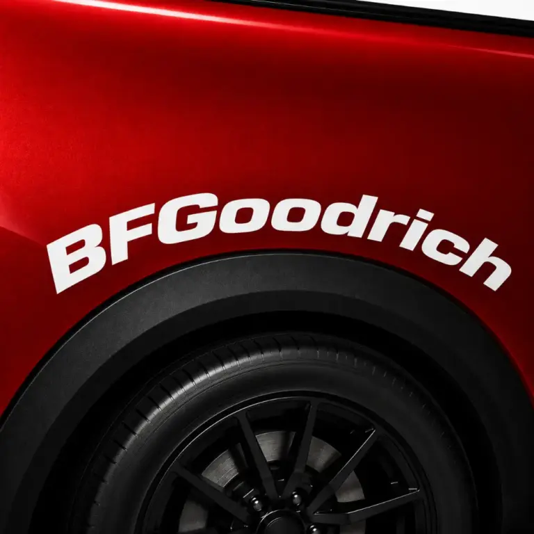 BF Goodrich Curved Fender Decal