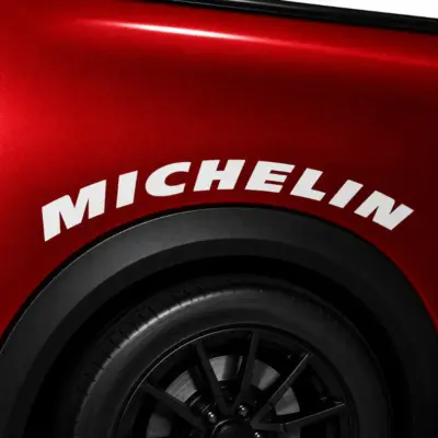 Michelin Curved Fender Decal