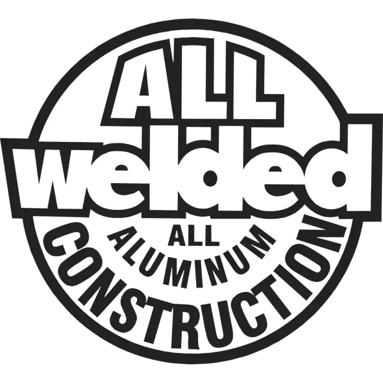 All Welded All Aluminum Construction Decal