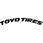 Toyo Tires Curved Fender Decal