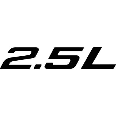 2.5L Decal