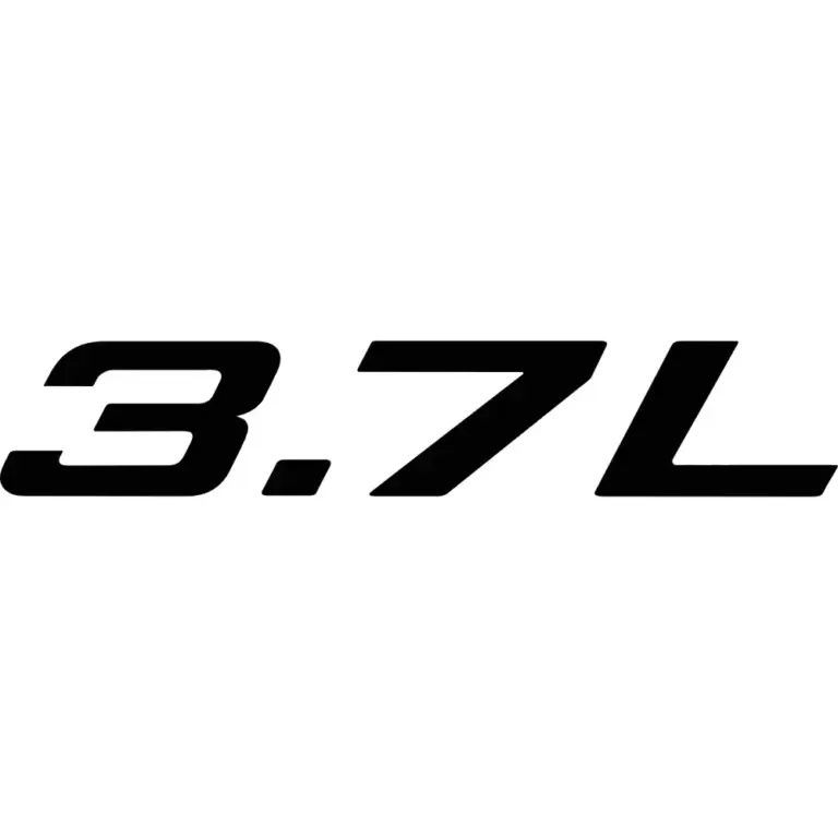 3.7L Decal