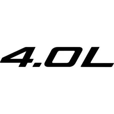 4.0L Decal