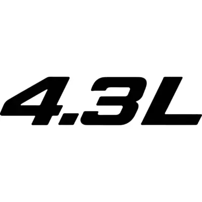 4.3L Decal