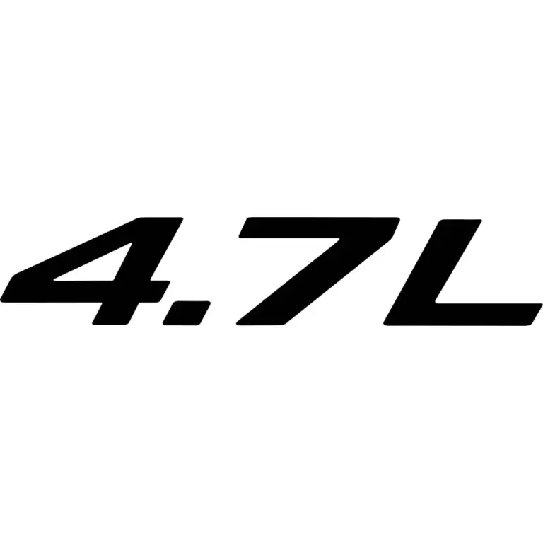 4.7L Decal