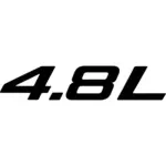 4.8L Decal