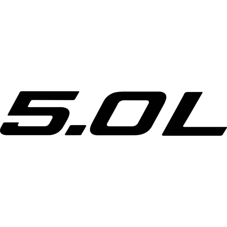 5.0L Decal