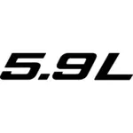 5.9L Decal