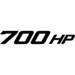 700 HP Decal