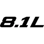 8.1L Decal