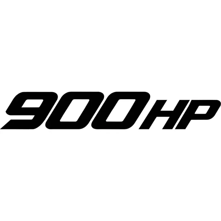 900 HP Decal