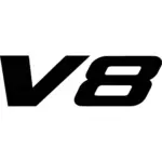 V8 Decal