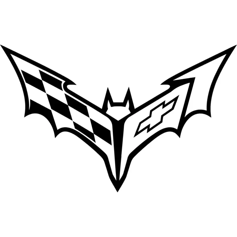 Corvette C8 Batman Decal