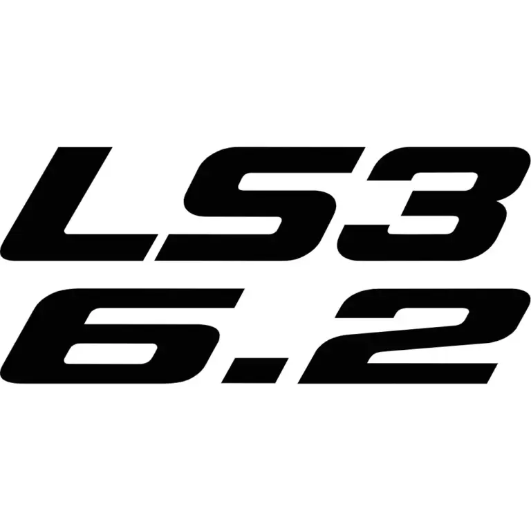 Chevy LS3 6.2 Decal