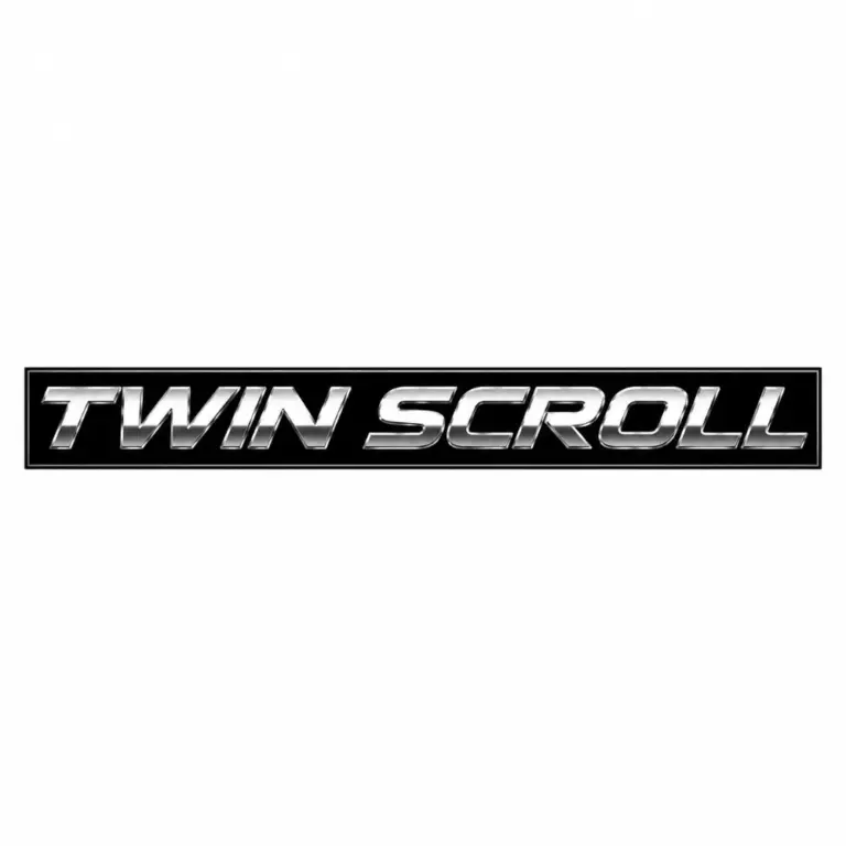 Twin Scroll Badge