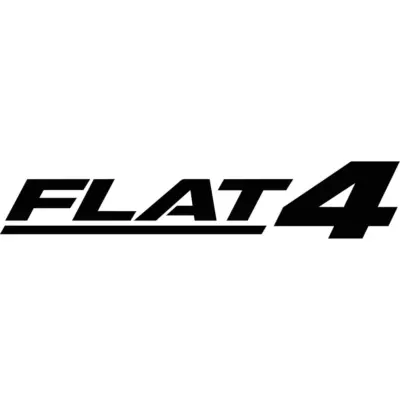 Flat 4 Decal