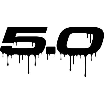 Ford 5.0 Drip Decal
