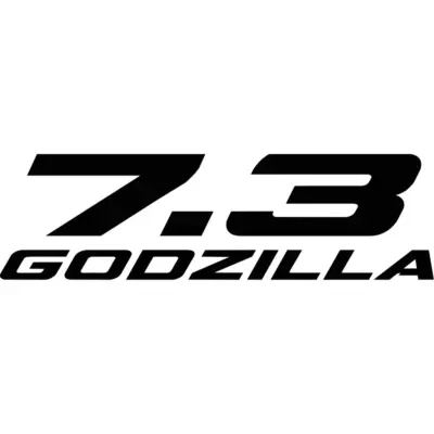 Ford 7.3 Godzilla Decal