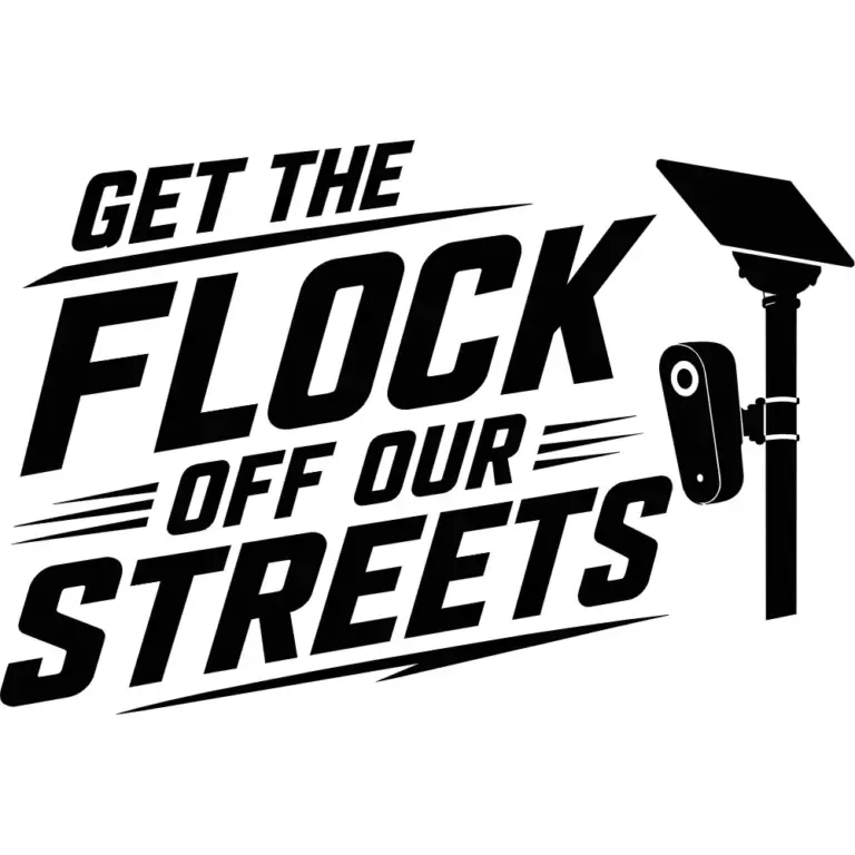Get The Flock Off Our Streets Decal