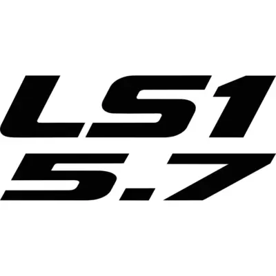 Chevy LS1 5.7 Decal
