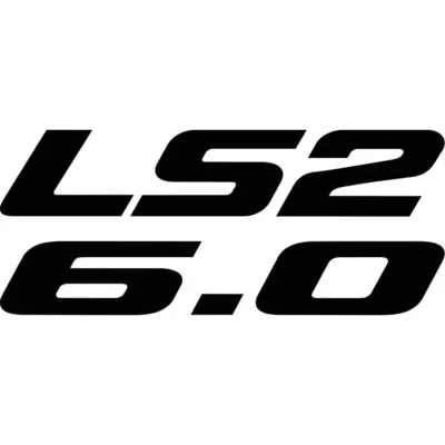 Chevy LS2 6.0 Decal