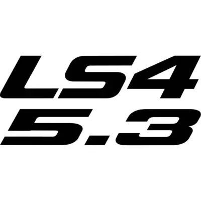 Chevy LS4 5.3 Decal