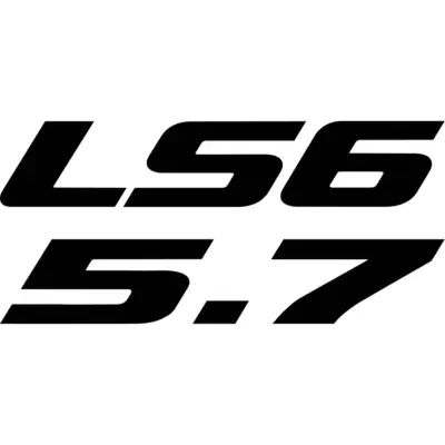 Chevy LS6 5.7 Decal