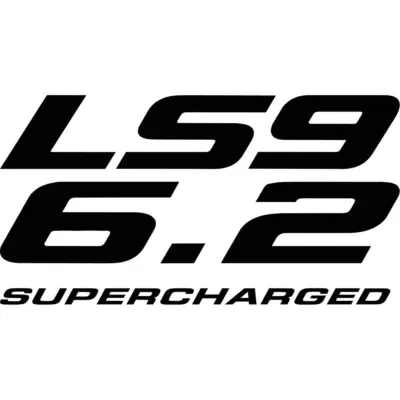 LS9 6.2 Supercharged Decal