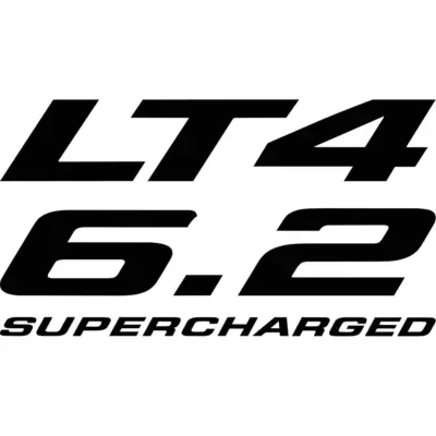 Chevy LT4 6.2 Supercharged Decal