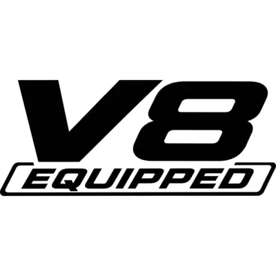 V8 Equipped Decal