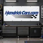 Hendrick Cars Garage Banner