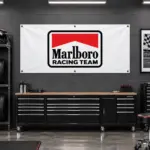 Marlboro Racing Team Garage Banner