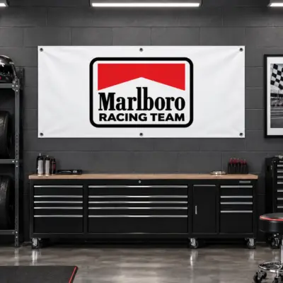 Marlboro Racing Team Garage Banner