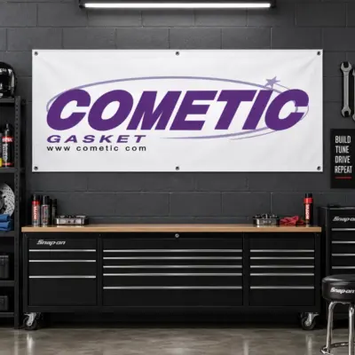 Cometic Gasket Garage Banner