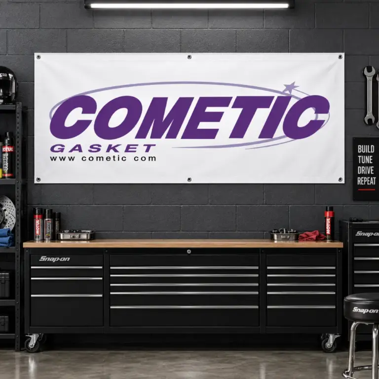 Cometic Gasket Garage Banner