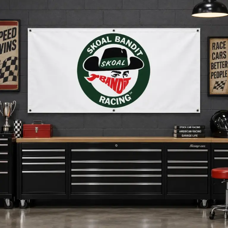 Skoal Bandit Racing Garage Banner
