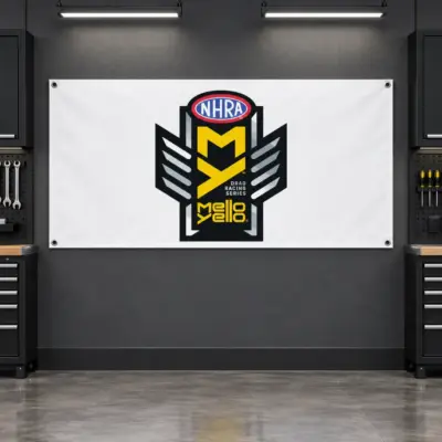 Mello Yello Racing NHRA Garage Banner